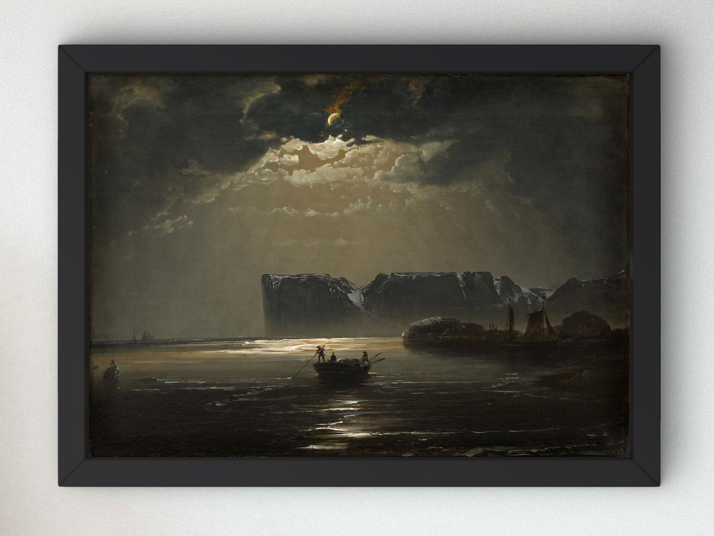 The North Cape by Moonlight by Peder Balke, 1832, Romanticism and Classical Landscapes, fine art print