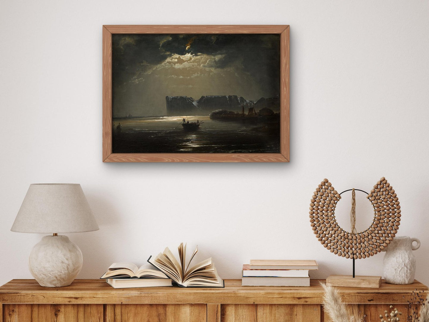 The North Cape by Moonlight by Peder Balke, 1832, Romanticism and Classical Landscapes, fine art print