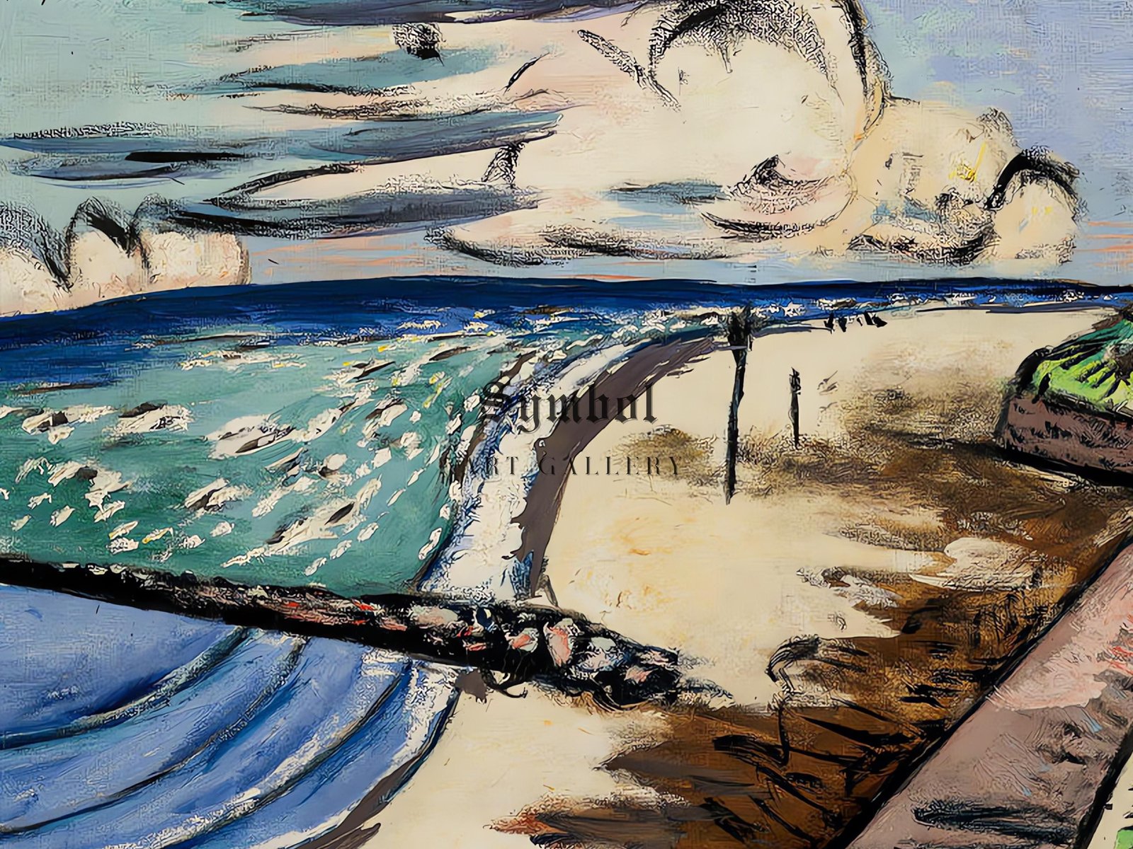 The North Sea III by Max Beckmann, 1937, Expressionism and Fauvism, fine art print