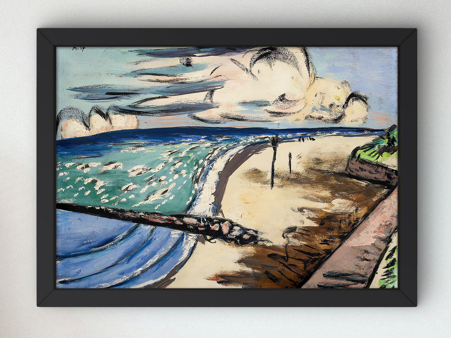 The North Sea III by Max Beckmann, 1937, Expressionism and Fauvism, fine art print