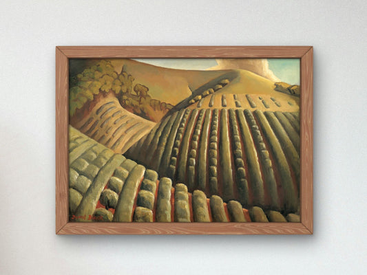 The Olive Plantation by Dorrit Black, 1946, Art Deco and American Modernism, fine art print