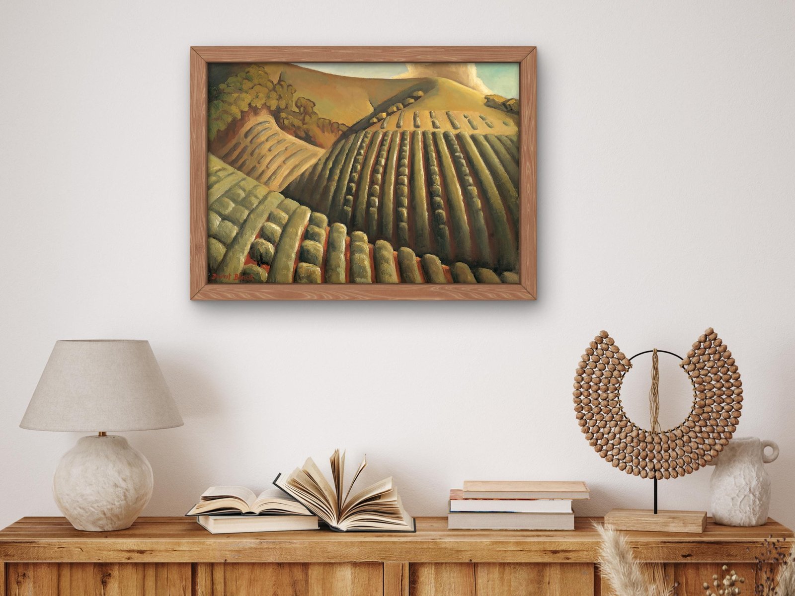 The Olive Plantation by Dorrit Black, 1946, Art Deco and American Modernism, fine art print