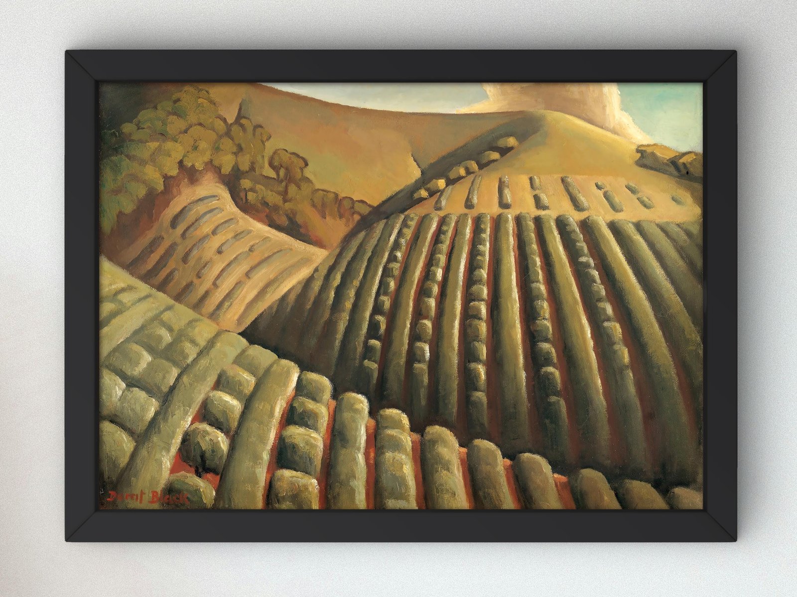 The Olive Plantation by Dorrit Black, 1946, Art Deco and American Modernism, fine art print