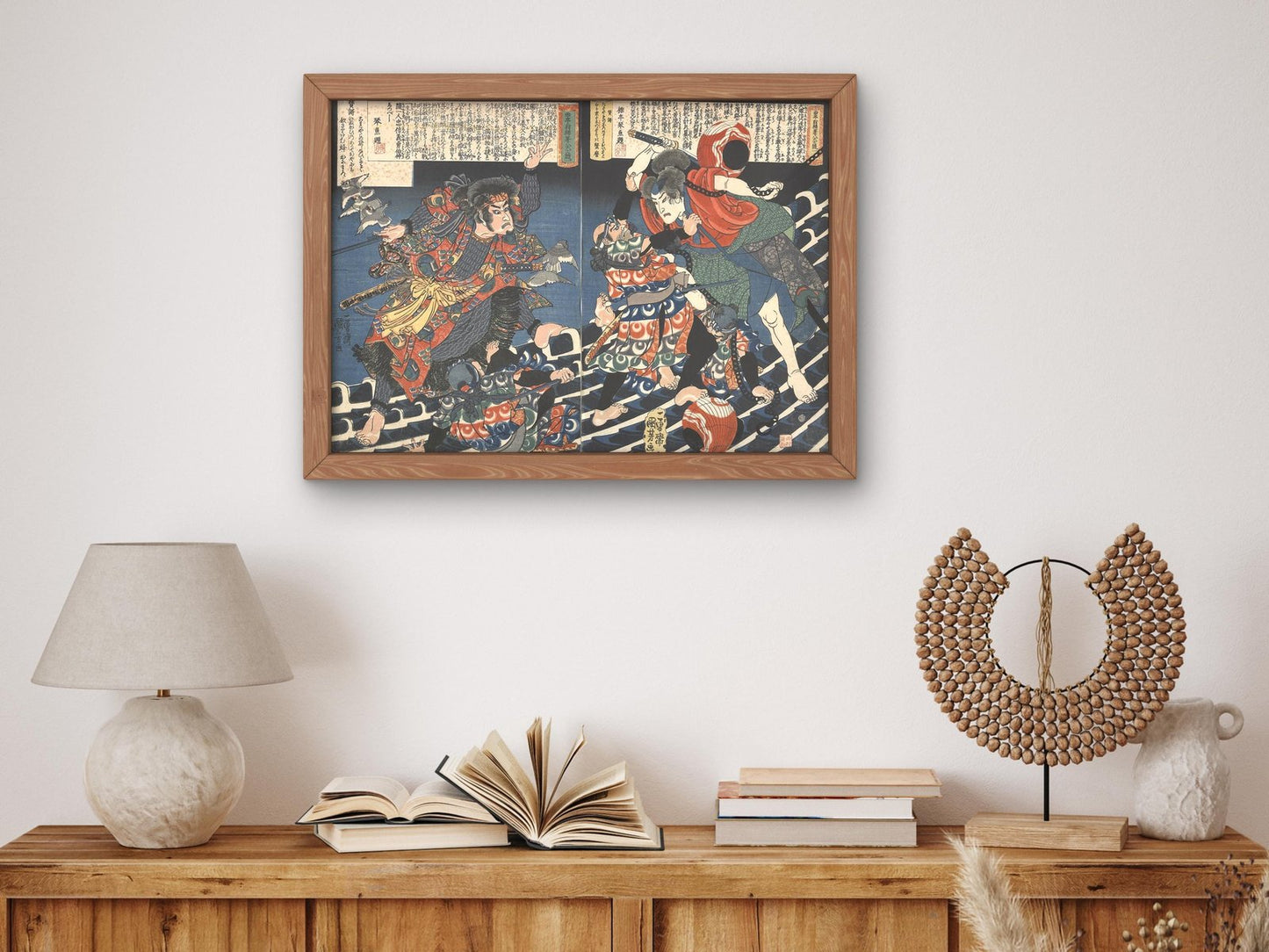 Eight Dog History by Utagawa Kuniyoshi, 1835, Japanese Woodblock Prints, fine art print