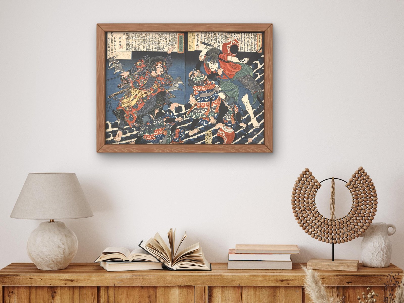 Eight Dog History by Utagawa Kuniyoshi, 1835, Japanese Woodblock Prints, fine art print