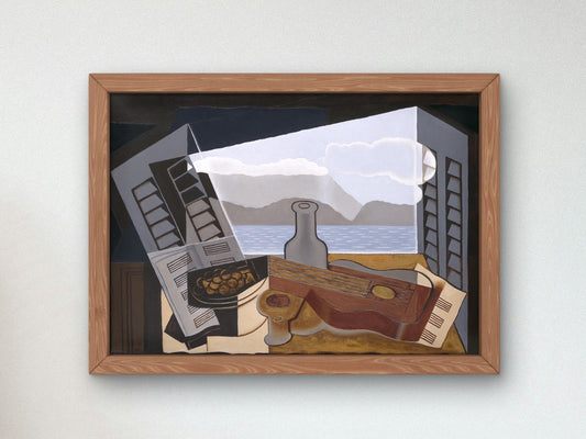 The Open Window by Juan Gris, 1921, Cubism and Abstract Art, fine art print