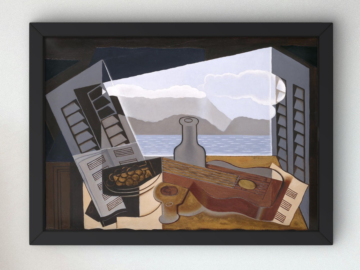 The Open Window by Juan Gris, 1921, Cubism and Abstract Art, fine art print