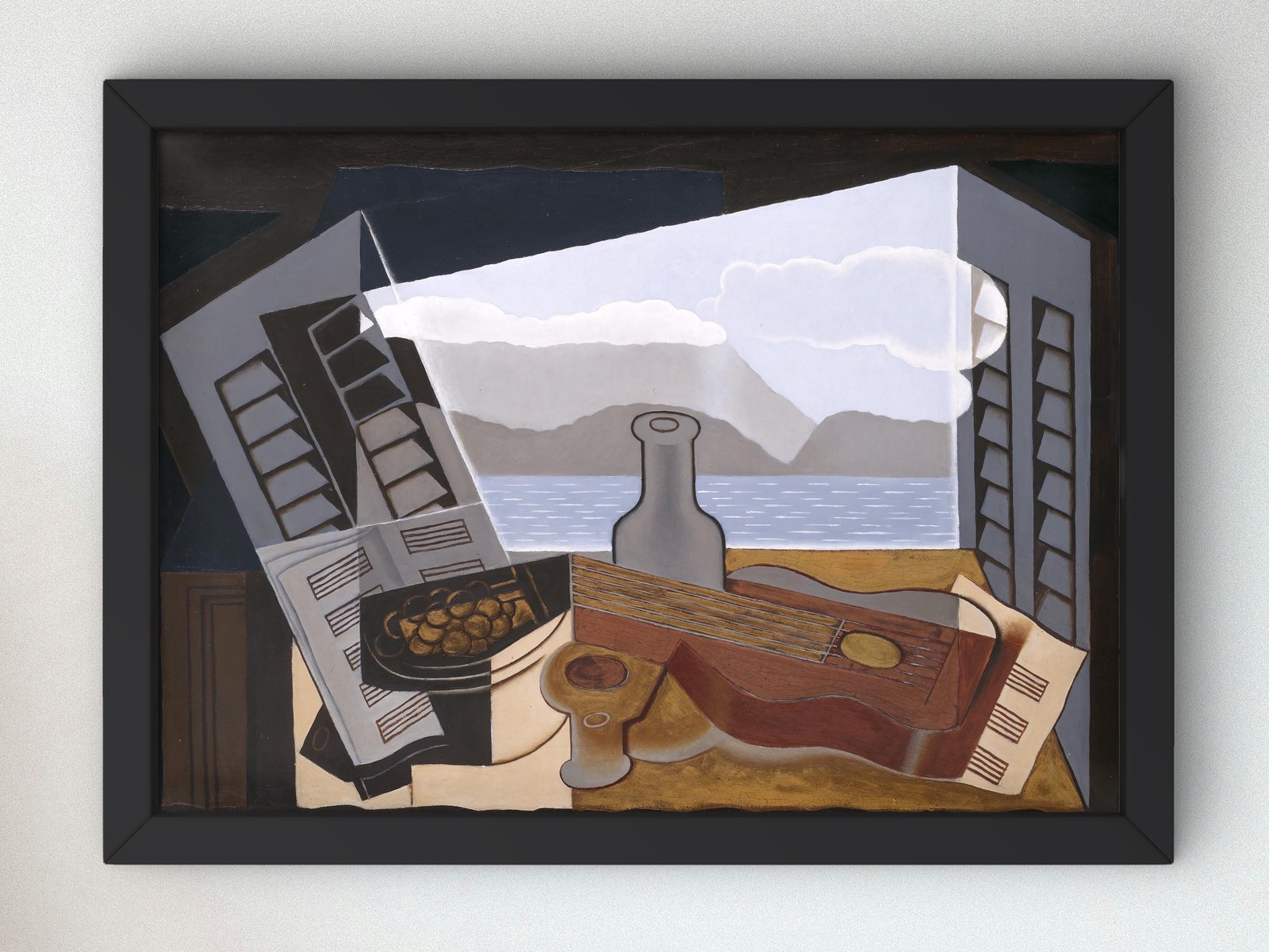 The Open Window by Juan Gris, 1921, Cubism and Abstract Art, fine art print