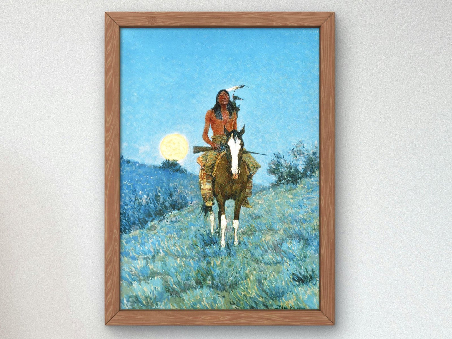 The Outlier by Frederic Remington, 1909, Realism and Naturalism, fine art print