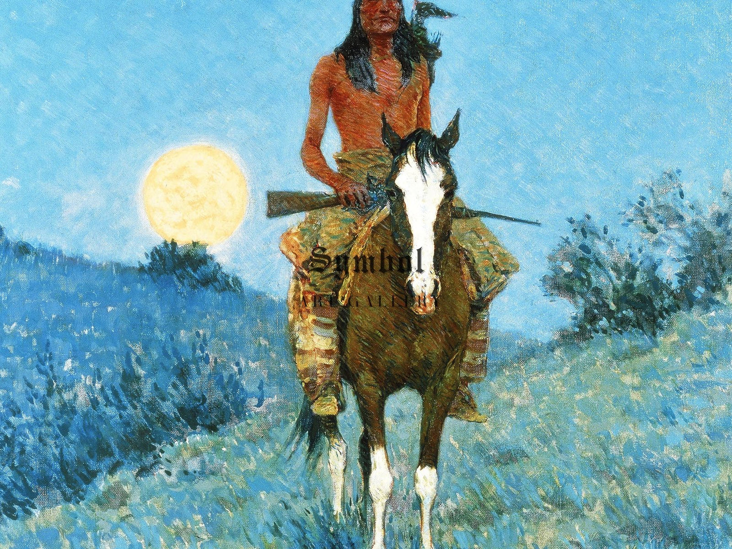 The Outlier by Frederic Remington, 1909, Realism and Naturalism, fine art print