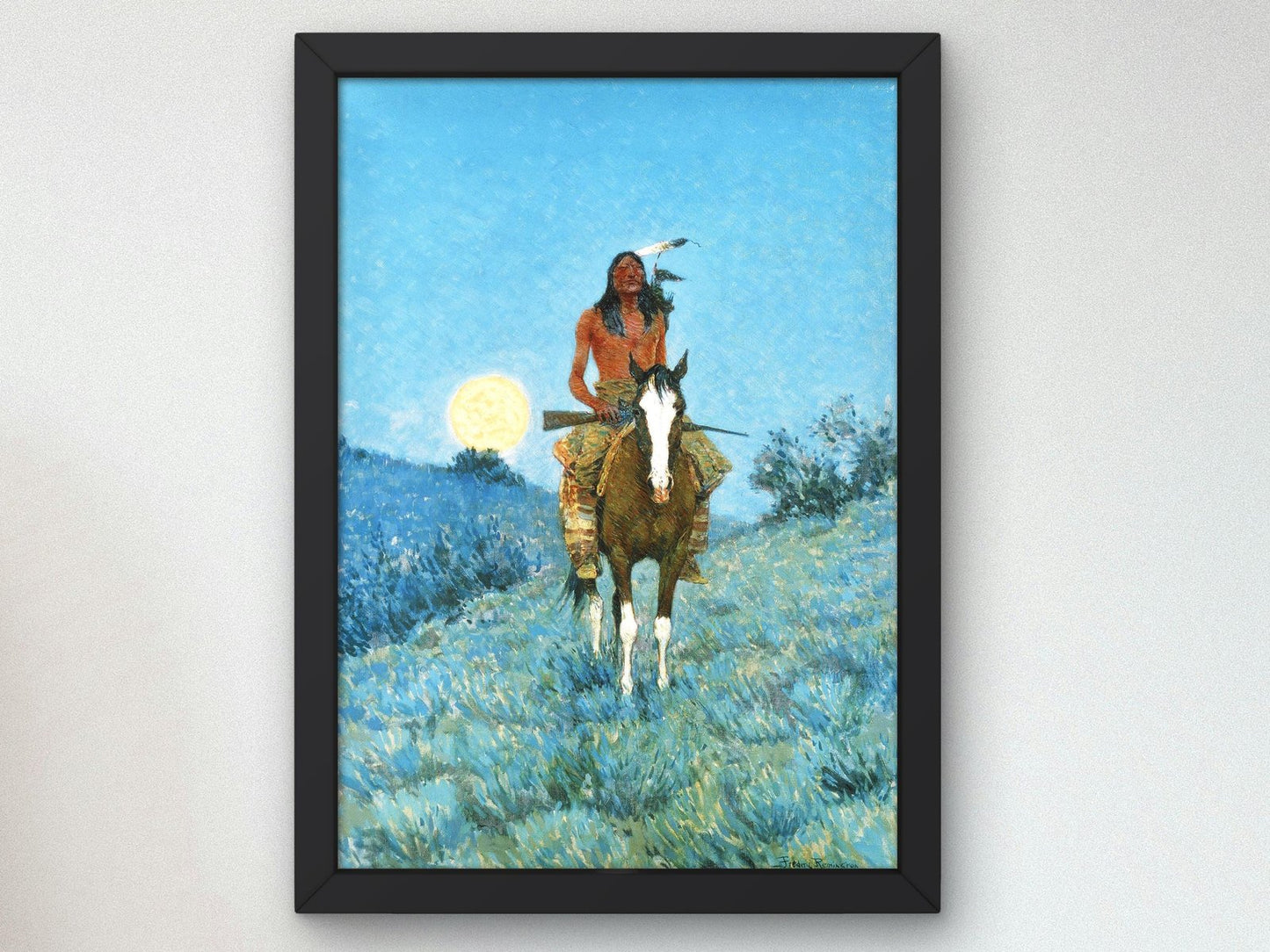 The Outlier by Frederic Remington, 1909, Realism and Naturalism, fine art print