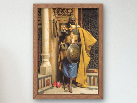 The Palace Guard by Ludwig Deutsch, 1892, Orientalism and Exoticism, fine art print