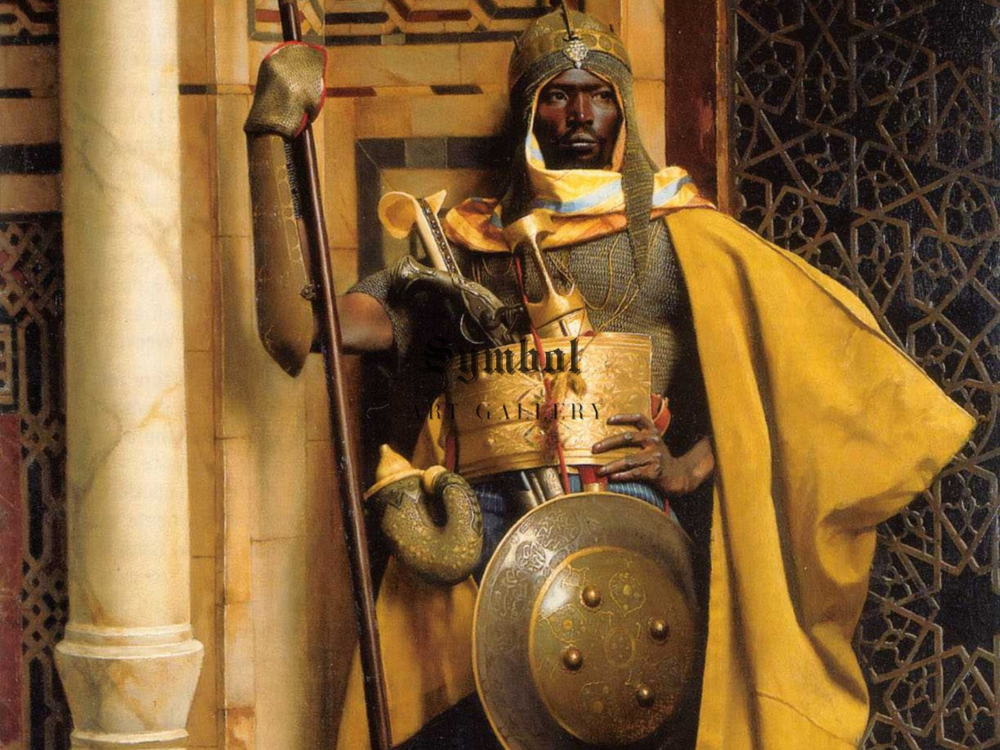 The Palace Guard by Ludwig Deutsch, 1892, Orientalism and Exoticism, fine art print