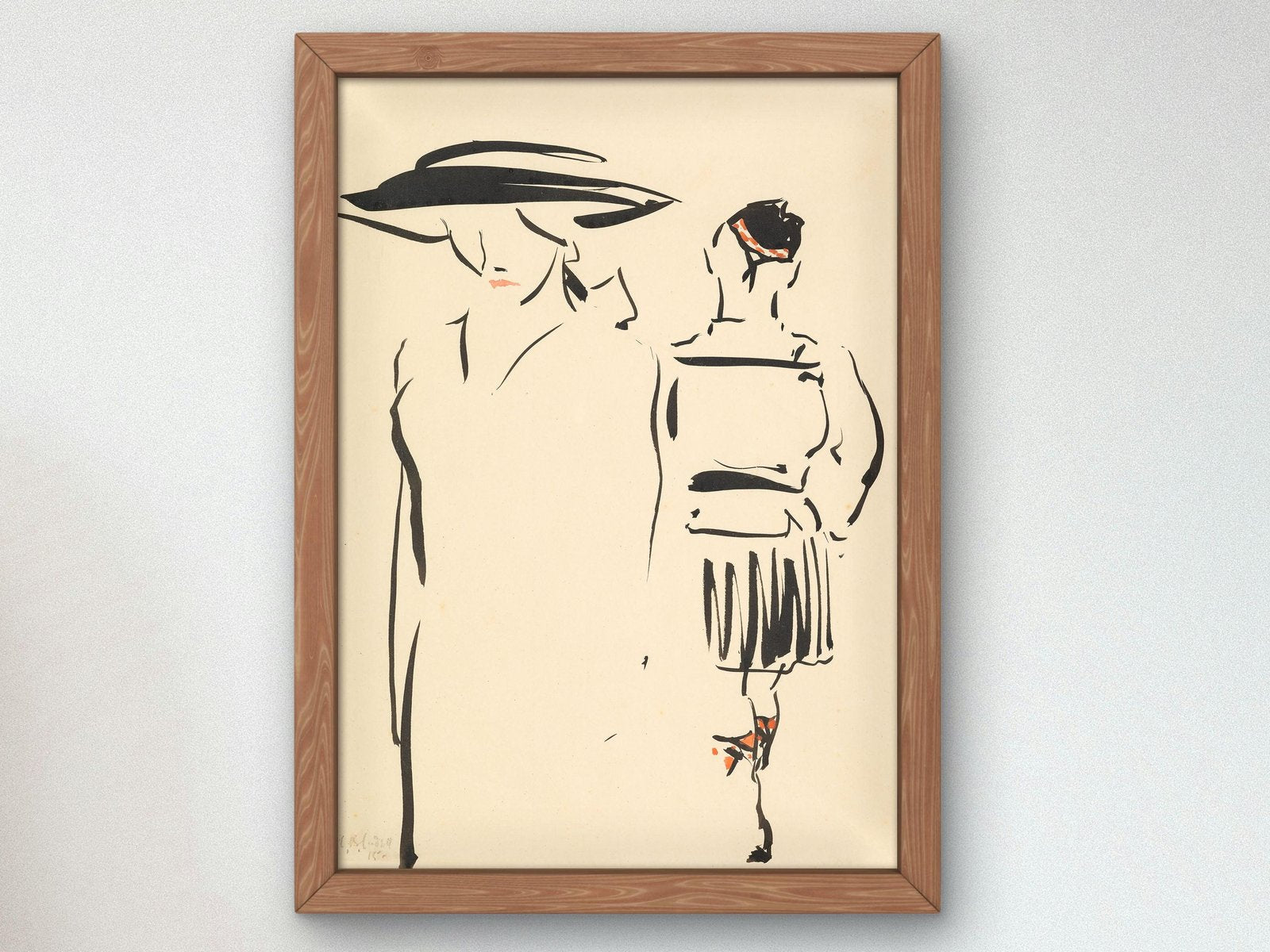 The Parting by Francis Cadell, 1915, Art Deco and American Modernism, fine art print