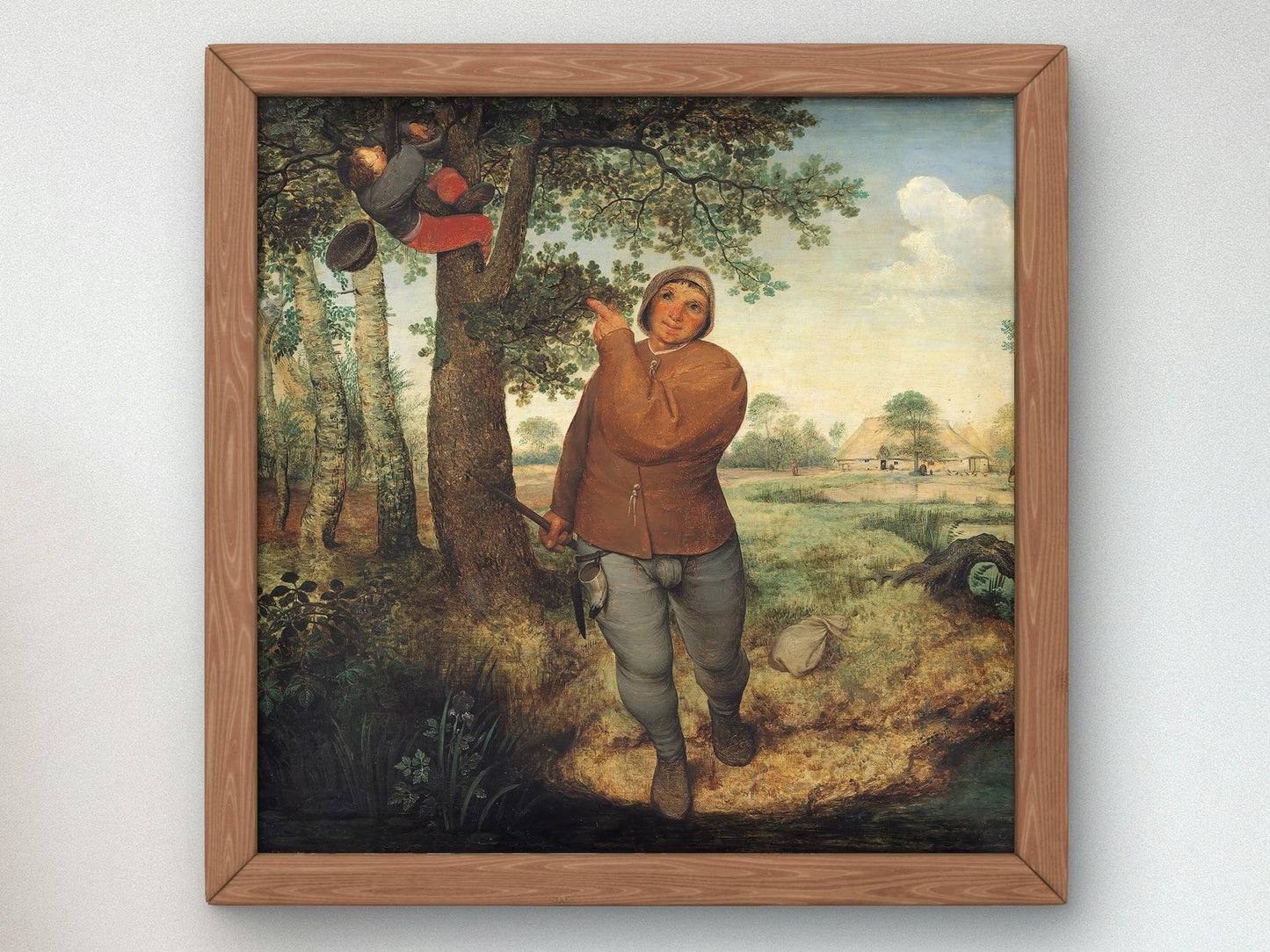 The Peasant and the Birdnester by Pieter Bruegel the Elder, 1568, Renaissance, fine art print