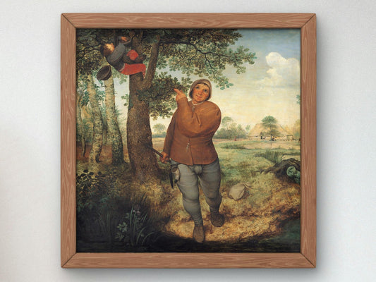 The Peasant and the Birdnester by Pieter Bruegel the Elder, 1568, Renaissance, fine art print