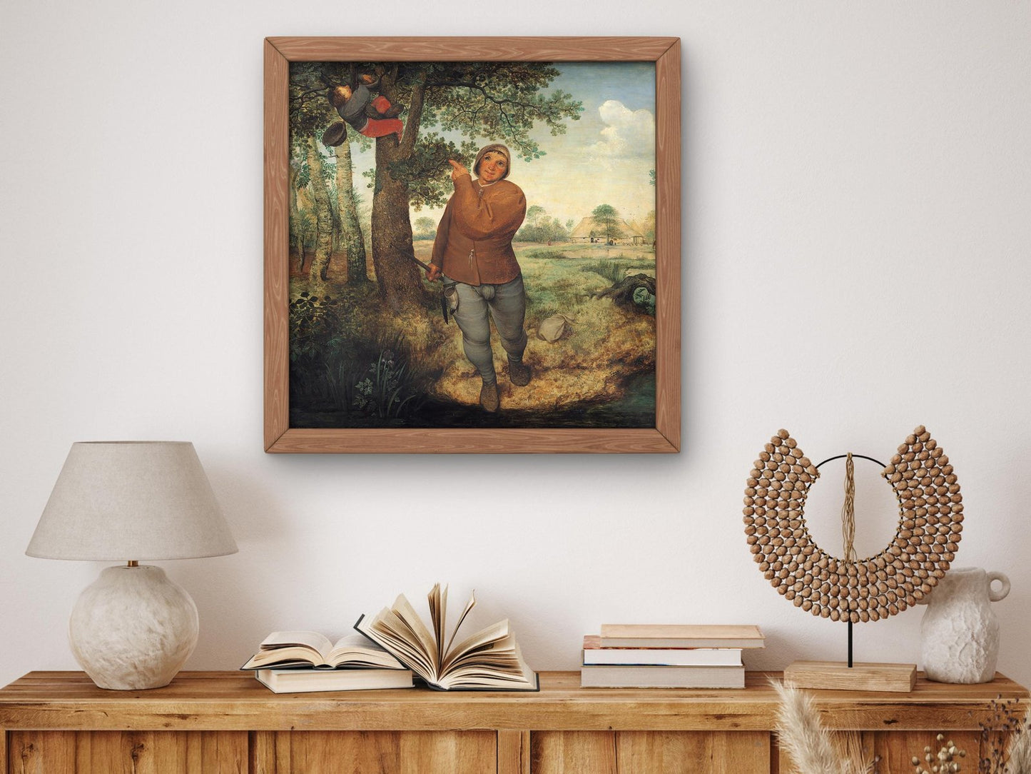 The Peasant and the Birdnester by Pieter Bruegel the Elder, 1568, Renaissance, fine art print