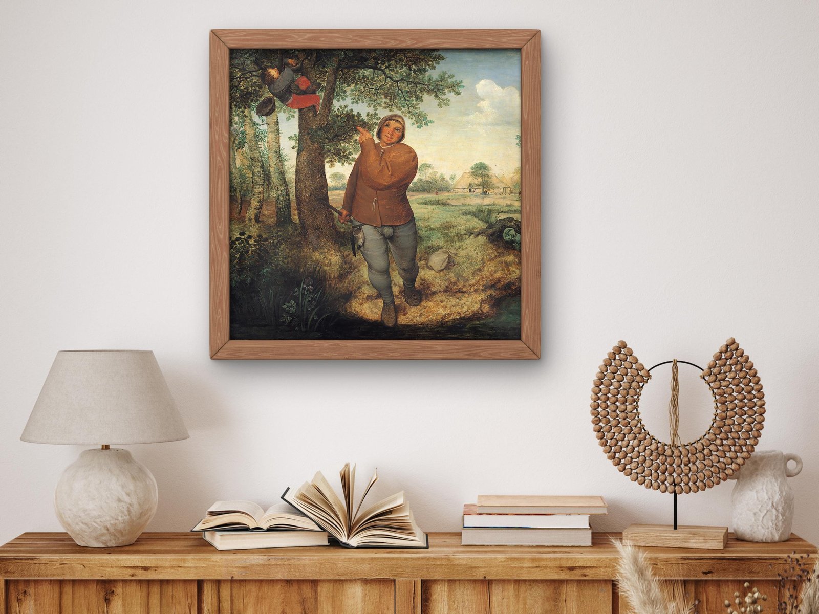 The Peasant and the Birdnester by Pieter Bruegel the Elder, 1568, Renaissance, fine art print