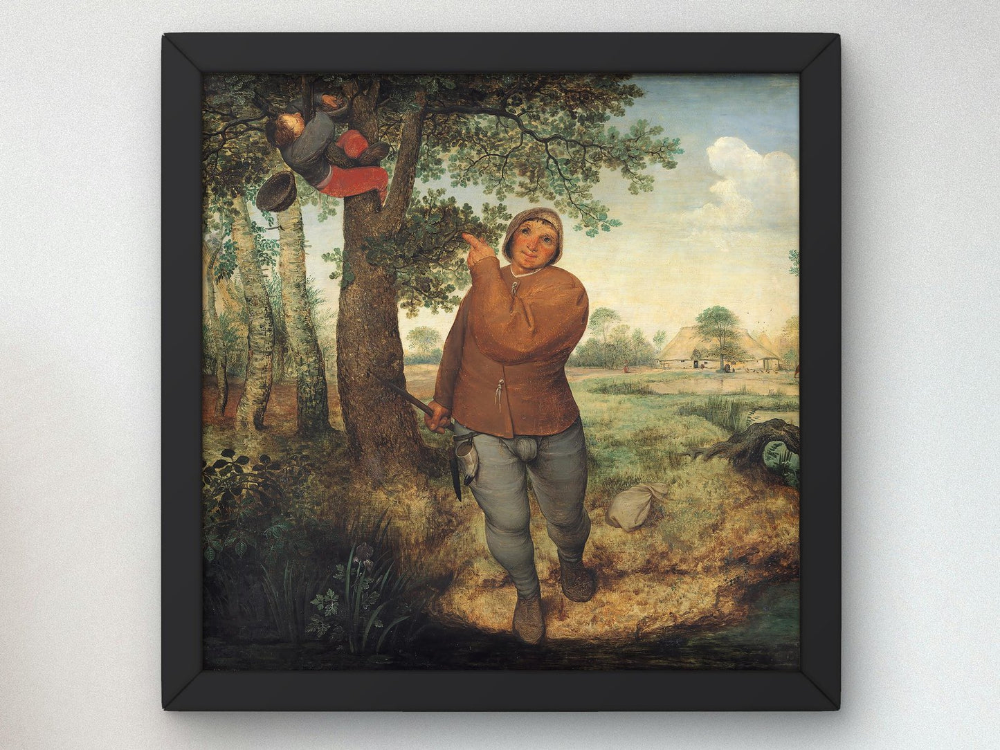 The Peasant and the Birdnester by Pieter Bruegel the Elder, 1568, Renaissance, fine art print
