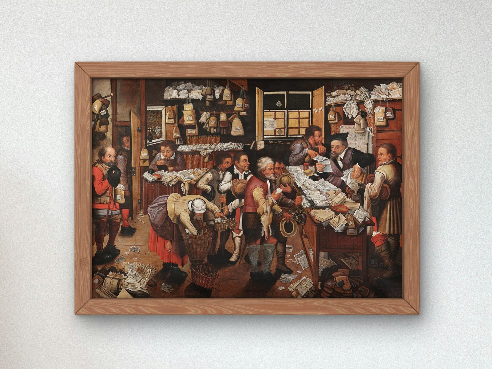 The Peasant Lawyer by Pieter Brueghel the Younger, 1620, Baroque and Chiaroscuro, fine art print
