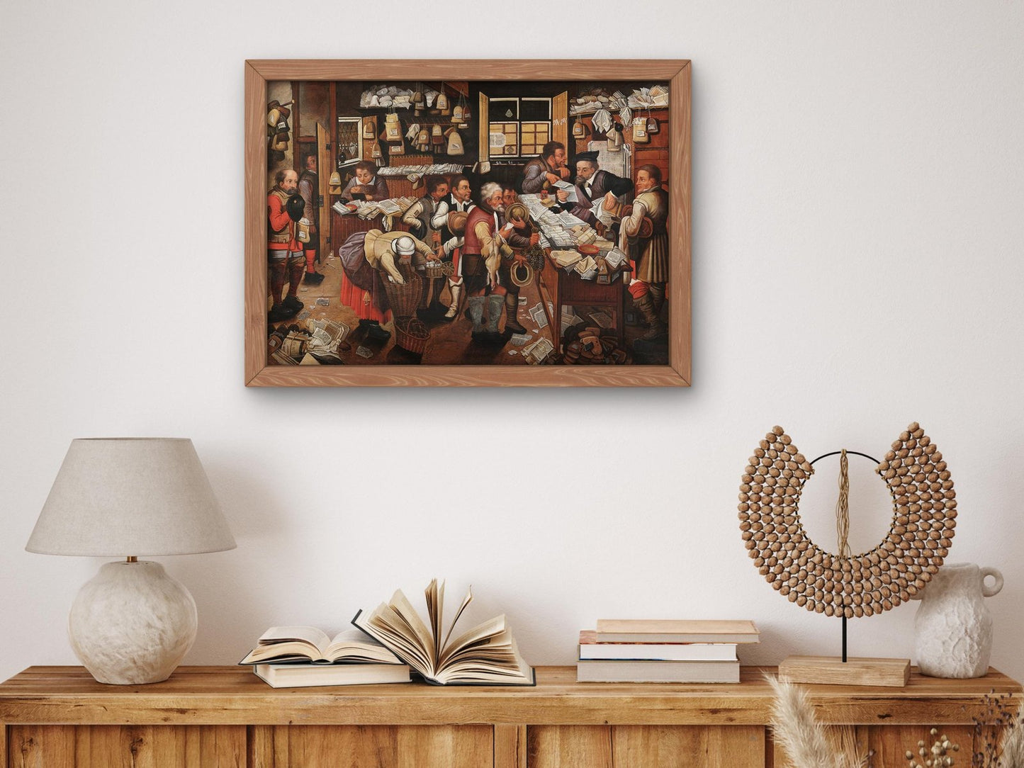 The Peasant Lawyer by Pieter Brueghel the Younger, 1620, Baroque and Chiaroscuro, fine art print