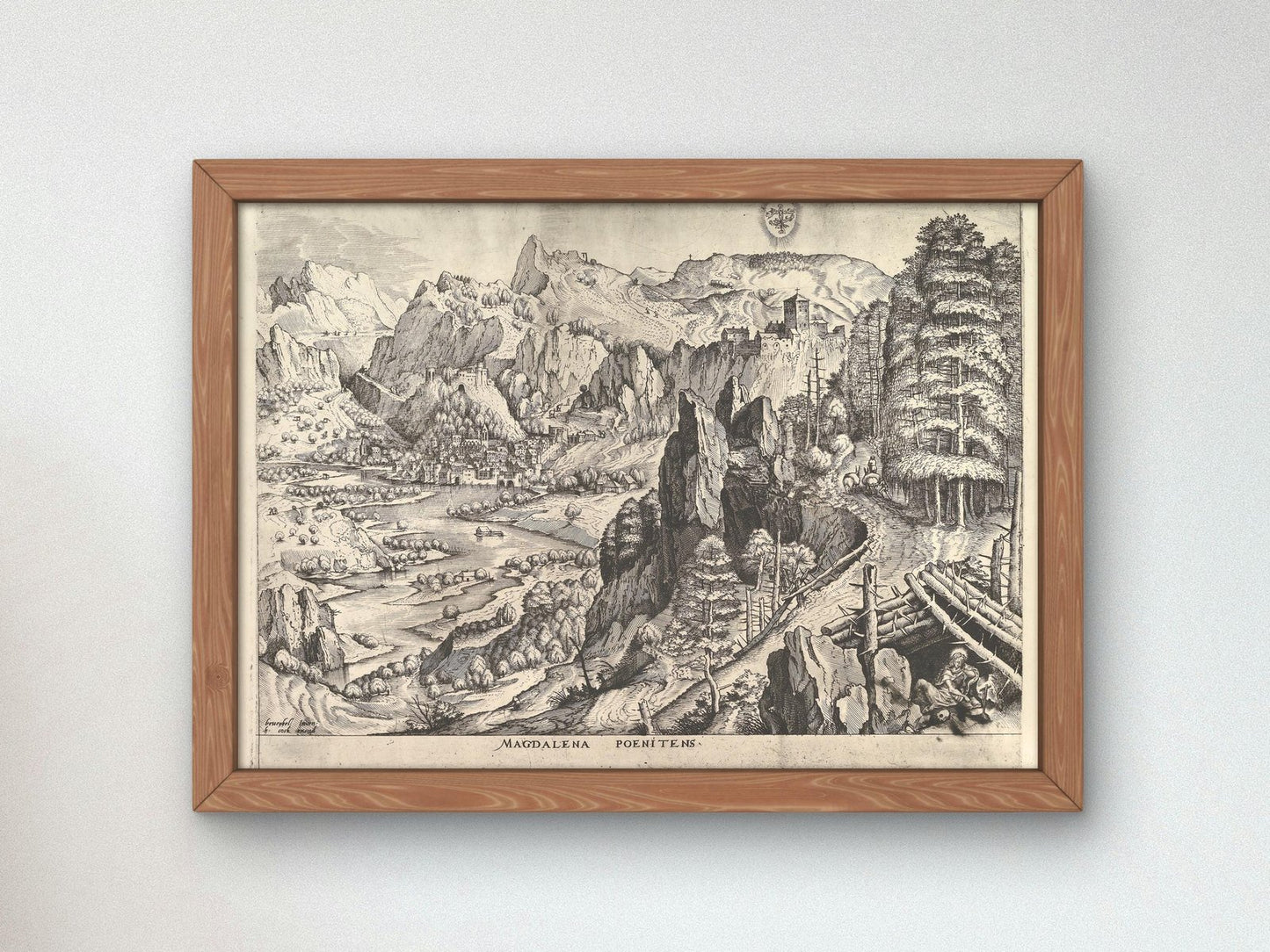 Penitent Magdalene by Pieter Bruegel the Elder, 1556, Renaissance, fine art print