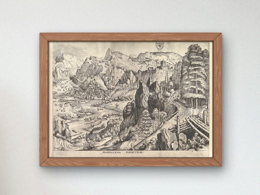Penitent Magdalene by Pieter Bruegel the Elder, 1556, Renaissance, fine art print