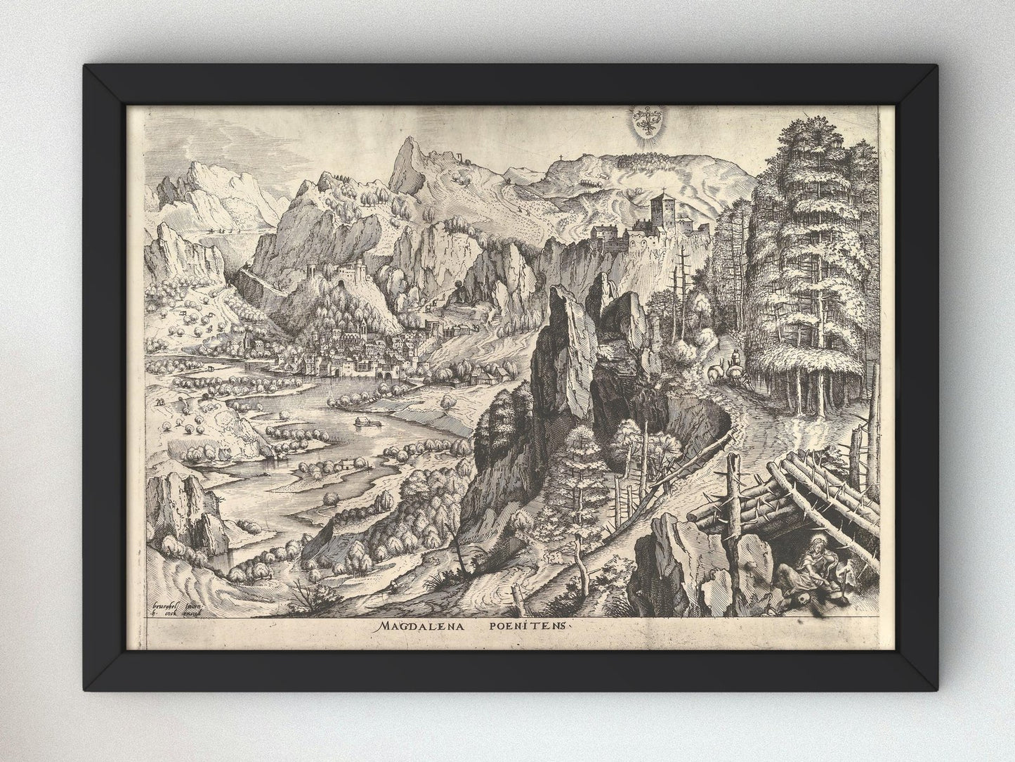 Penitent Magdalene by Pieter Bruegel the Elder, 1556, Renaissance, fine art print