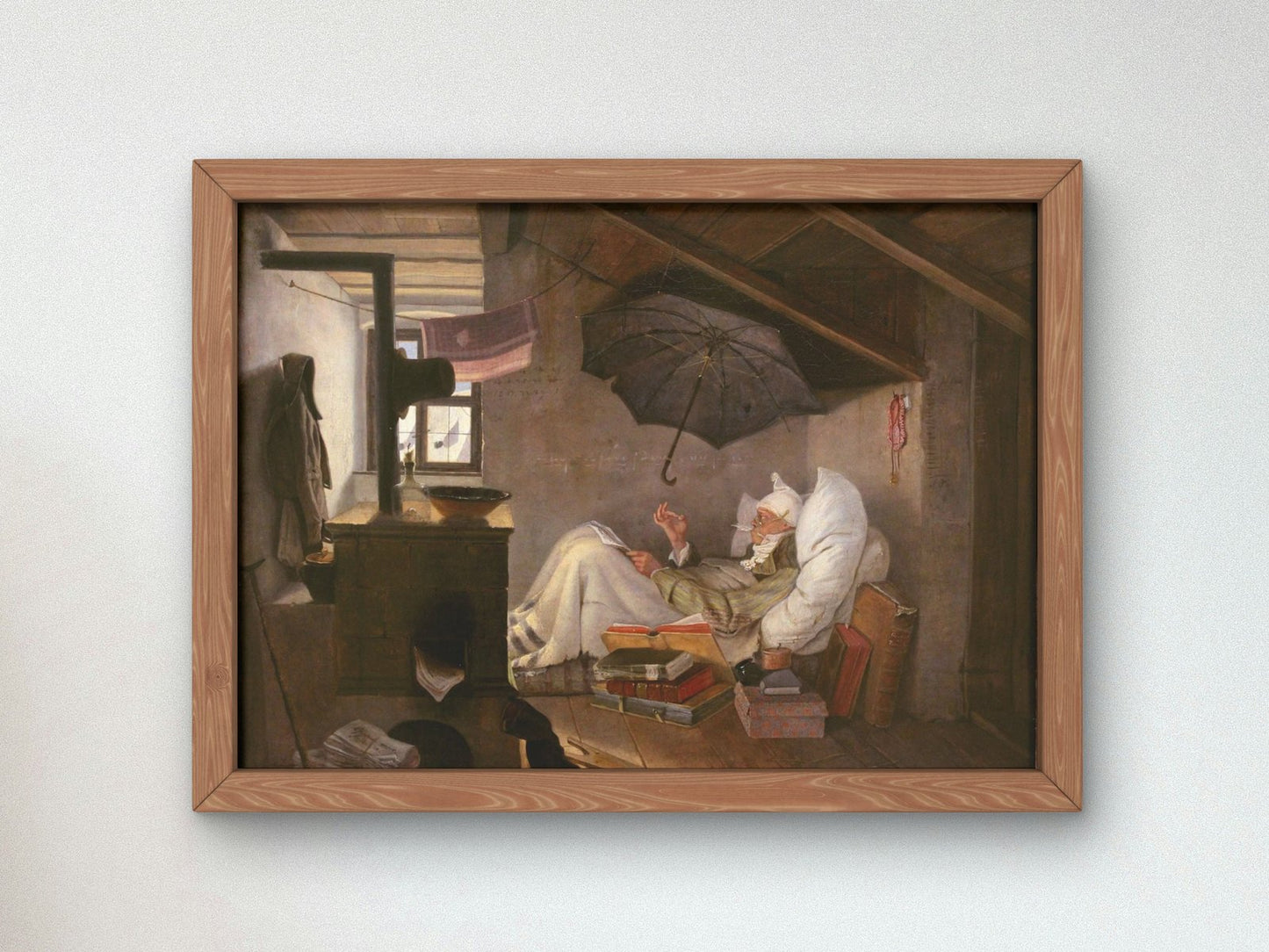 The Poor Poet by Carl Spitzweg, 1837, Realism and Naturalism, fine art print