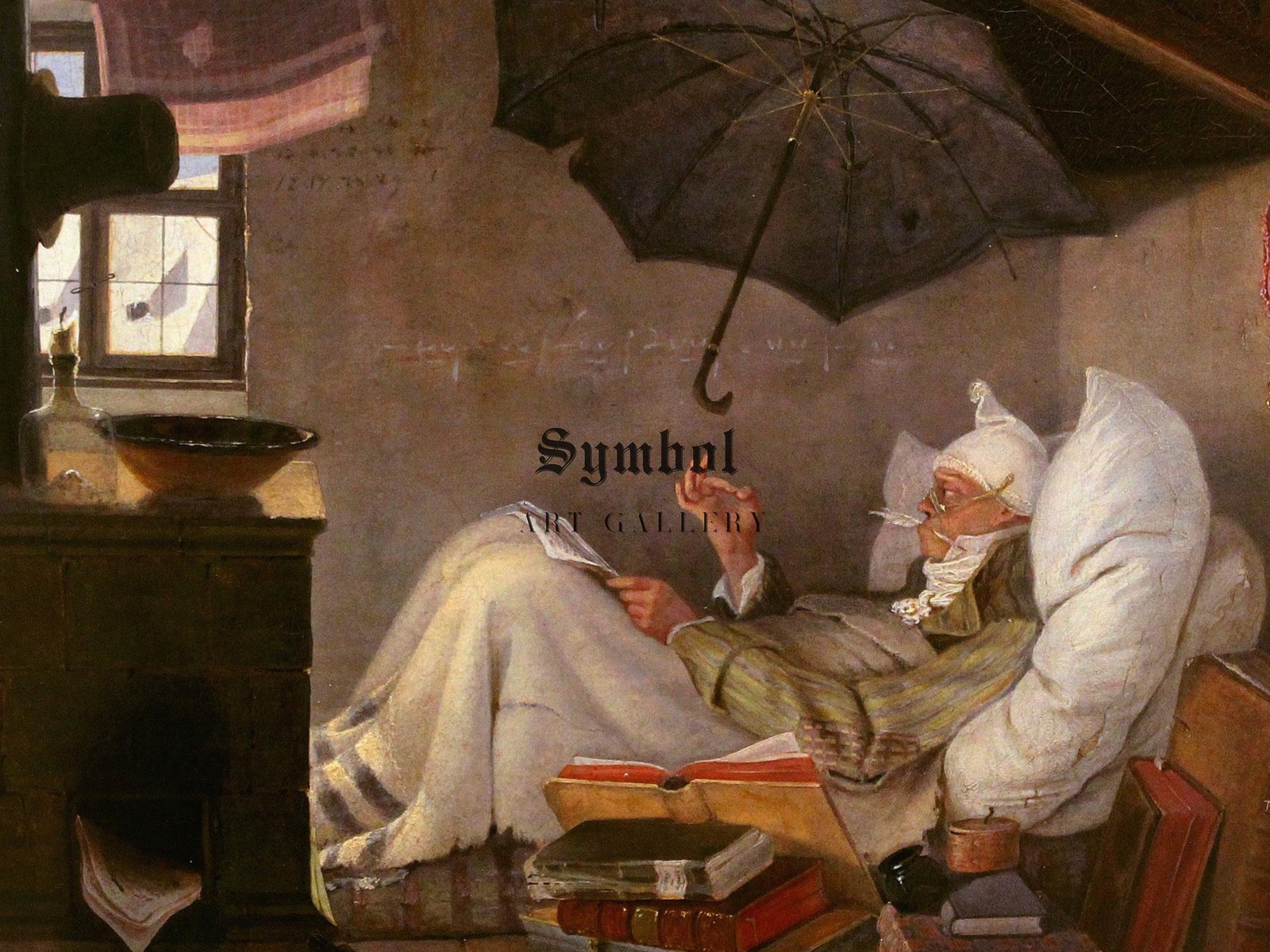 The Poor Poet by Carl Spitzweg, 1837, Realism and Naturalism, fine art print