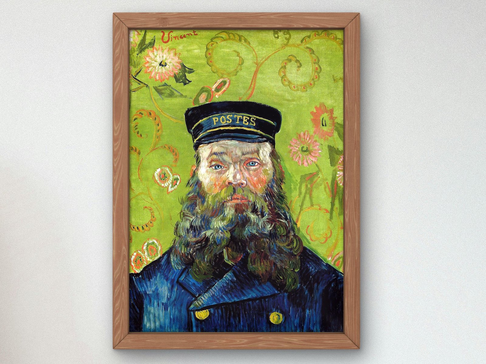 The Postman by Vincent van Gogh, 1889, Post-Impressionism, fine art print