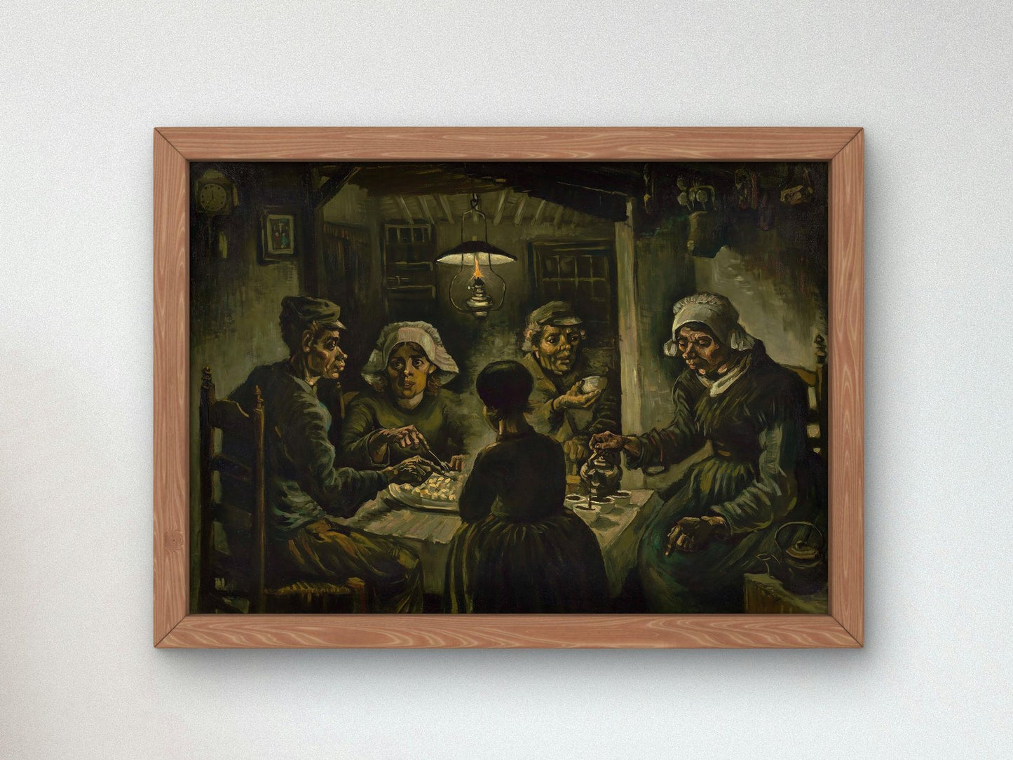 The Potato Eaters by Vincent van Gogh, 1885, Post-Impressionism, fine art print