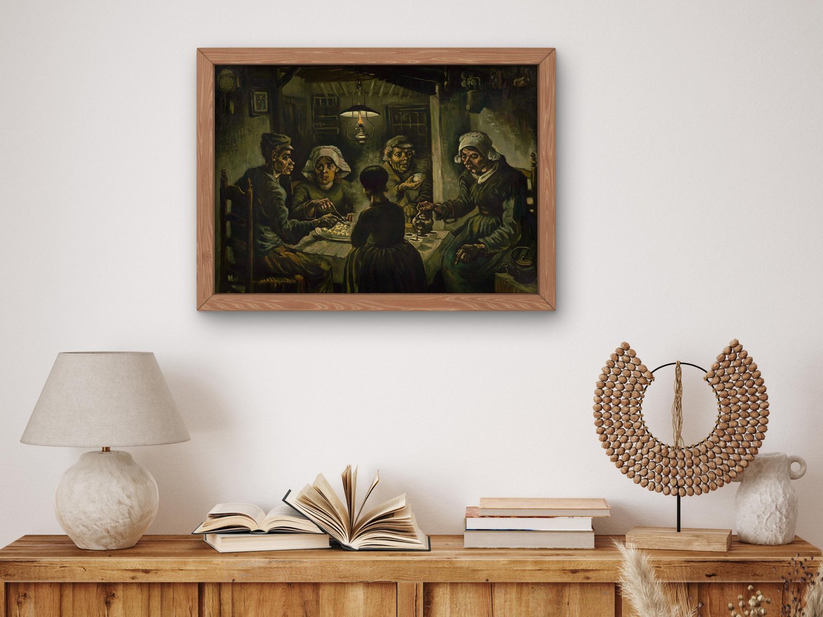 The Potato Eaters by Vincent van Gogh, 1885, Post-Impressionism, fine art print