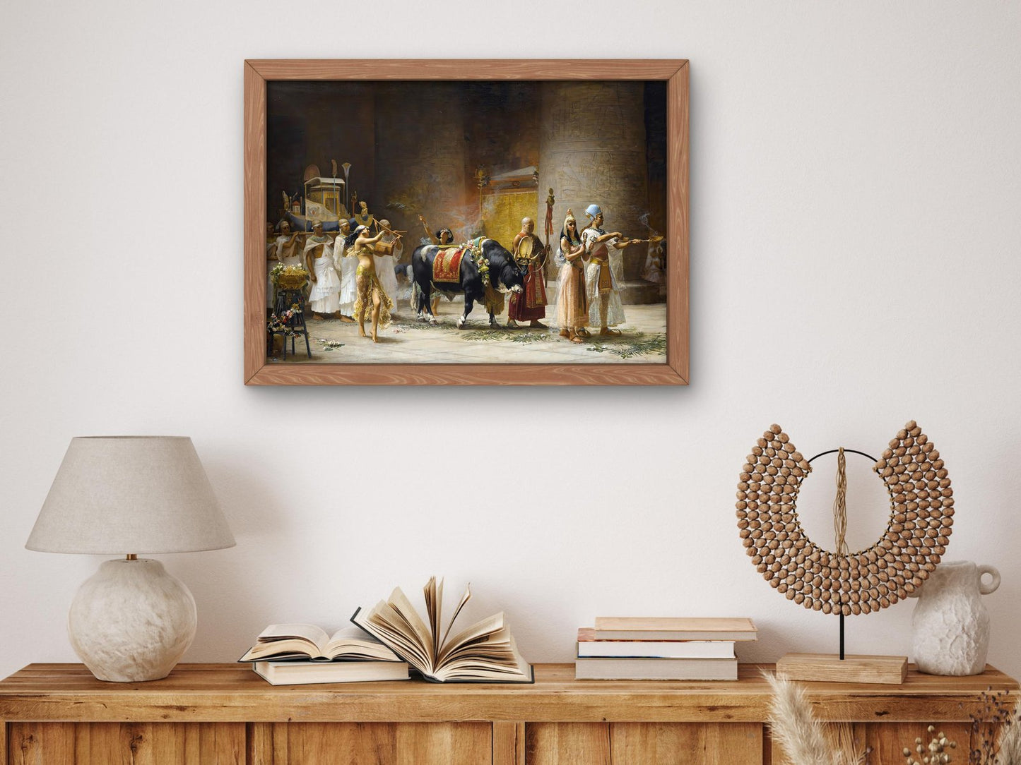 The Procession of the Bull Apis by Frederick Arthur Bridgman, 1879, Orientalism and Exoticism, fine art print