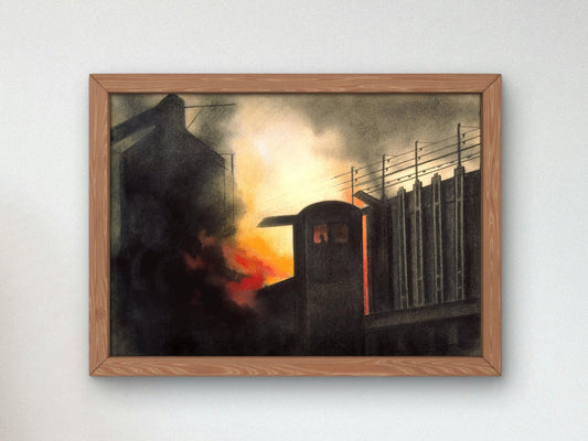 The Quencher Night Fires by Joseph Stella, 1919, Futurism and Constructivism, fine art print
