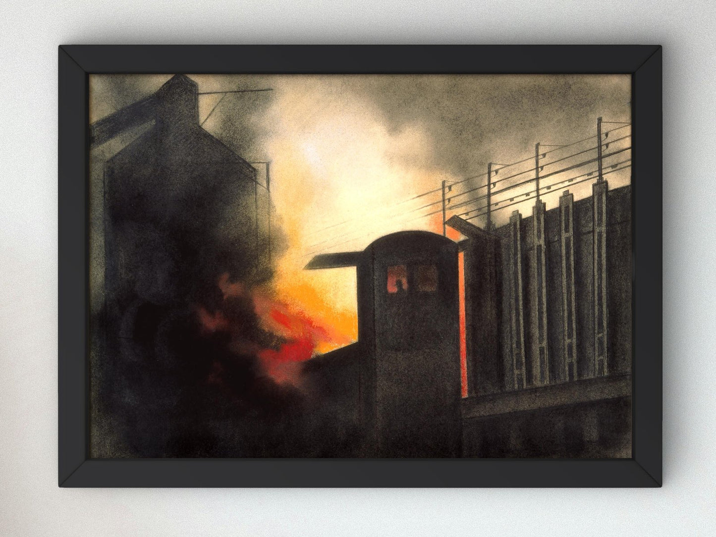 The Quencher Night Fires by Joseph Stella, 1919, Futurism and Constructivism, fine art print