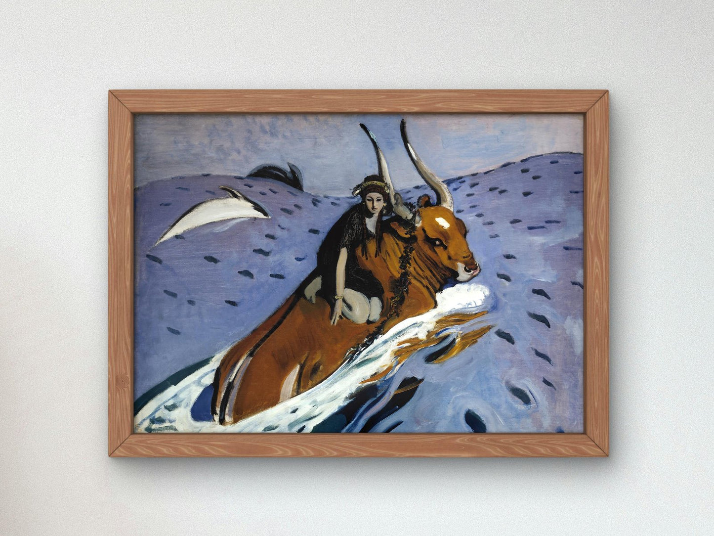 The Rape of Europa by Valentin Serov, 1910, Art Deco and American Modernism, fine art print