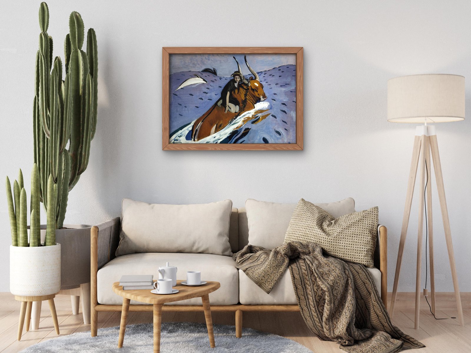 The Rape of Europa by Valentin Serov, 1910, Art Deco and American Modernism, fine art print