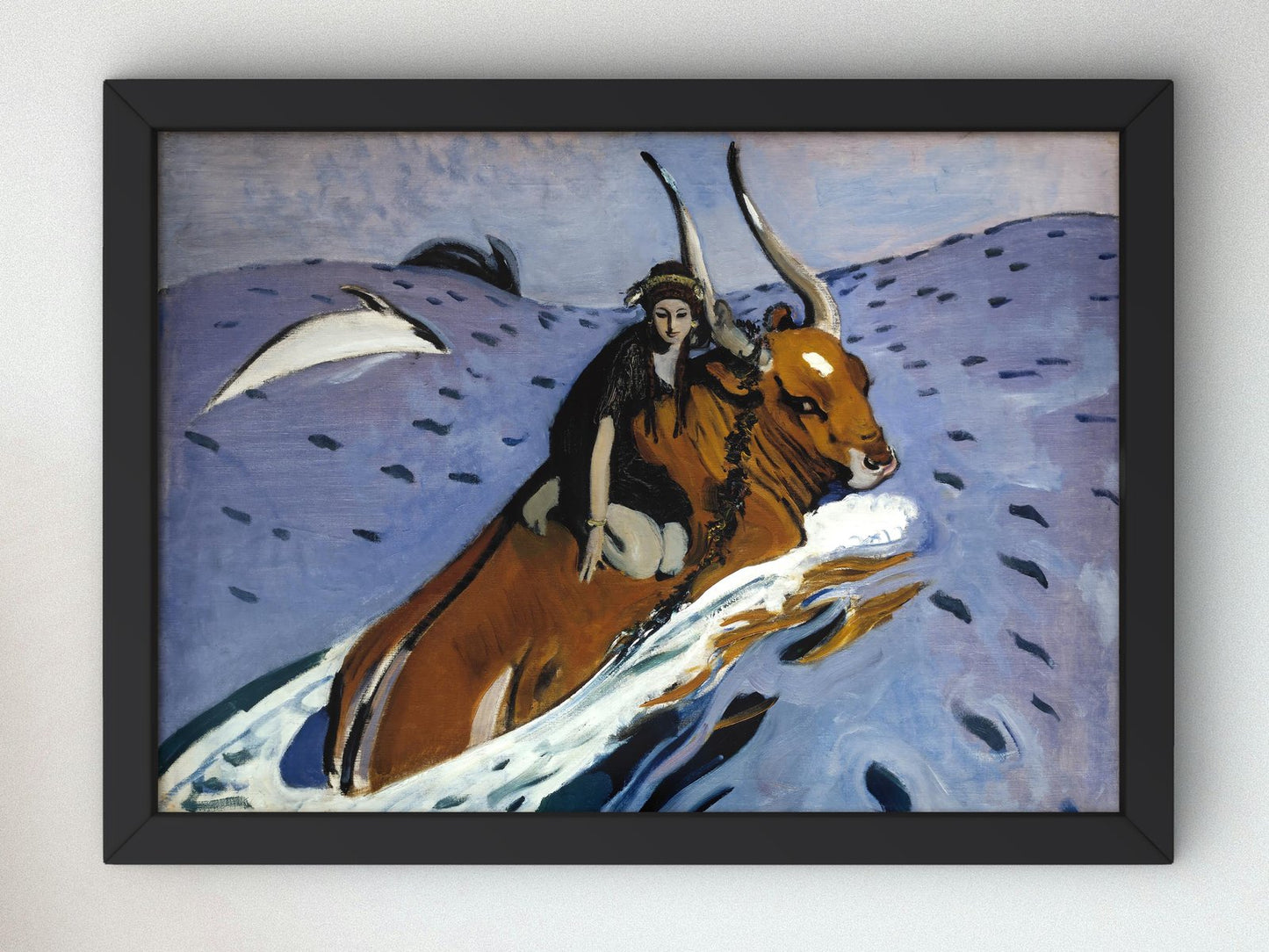 The Rape of Europa by Valentin Serov, 1910, Art Deco and American Modernism, fine art print