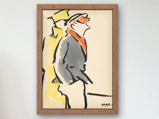 The Recruit by Francis Cadell, 1915, Art Deco and American Modernism, fine art print