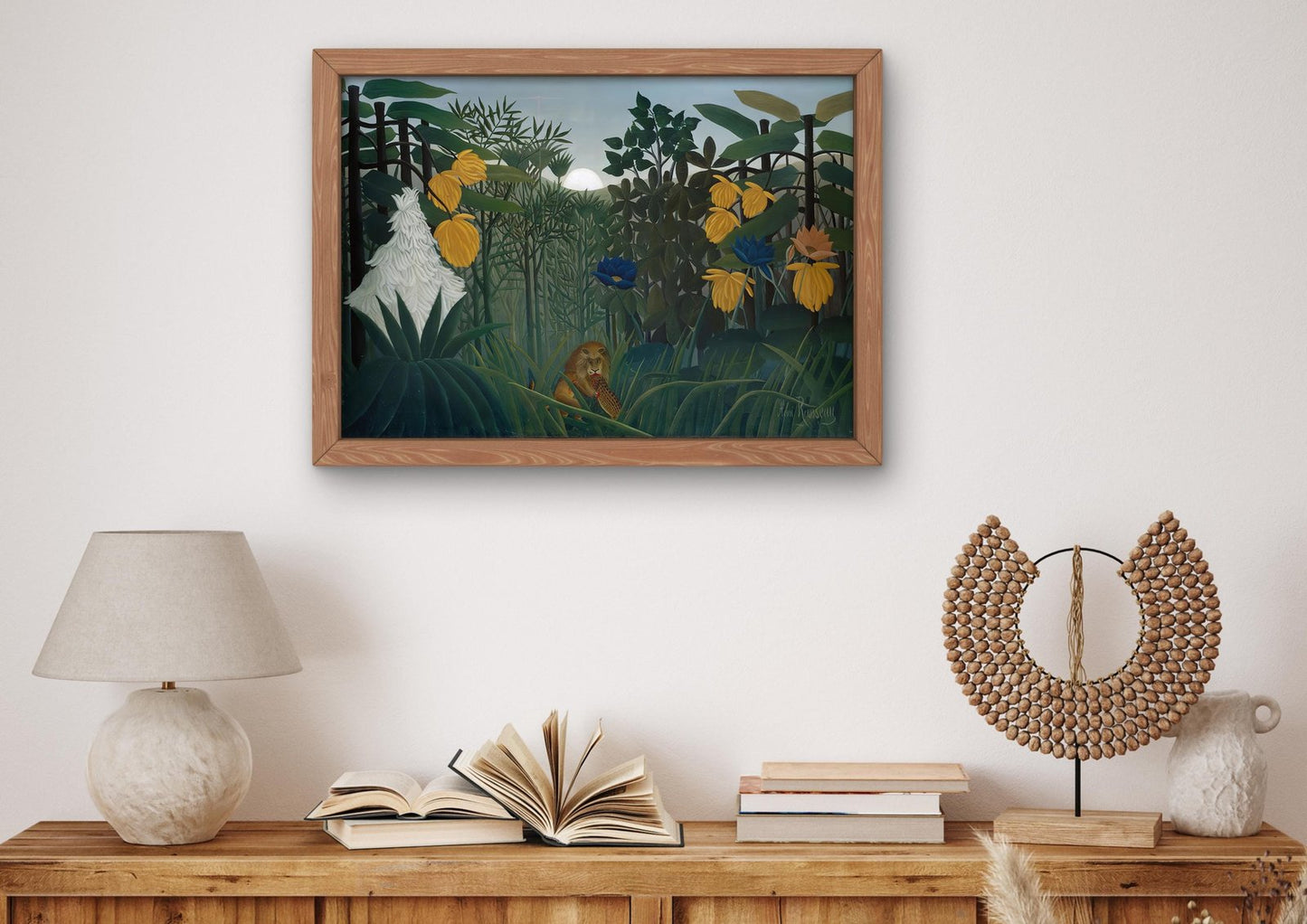 The Repast of the Lion by Henri Rousseau, 1907, Post-Impressionism, fine art print