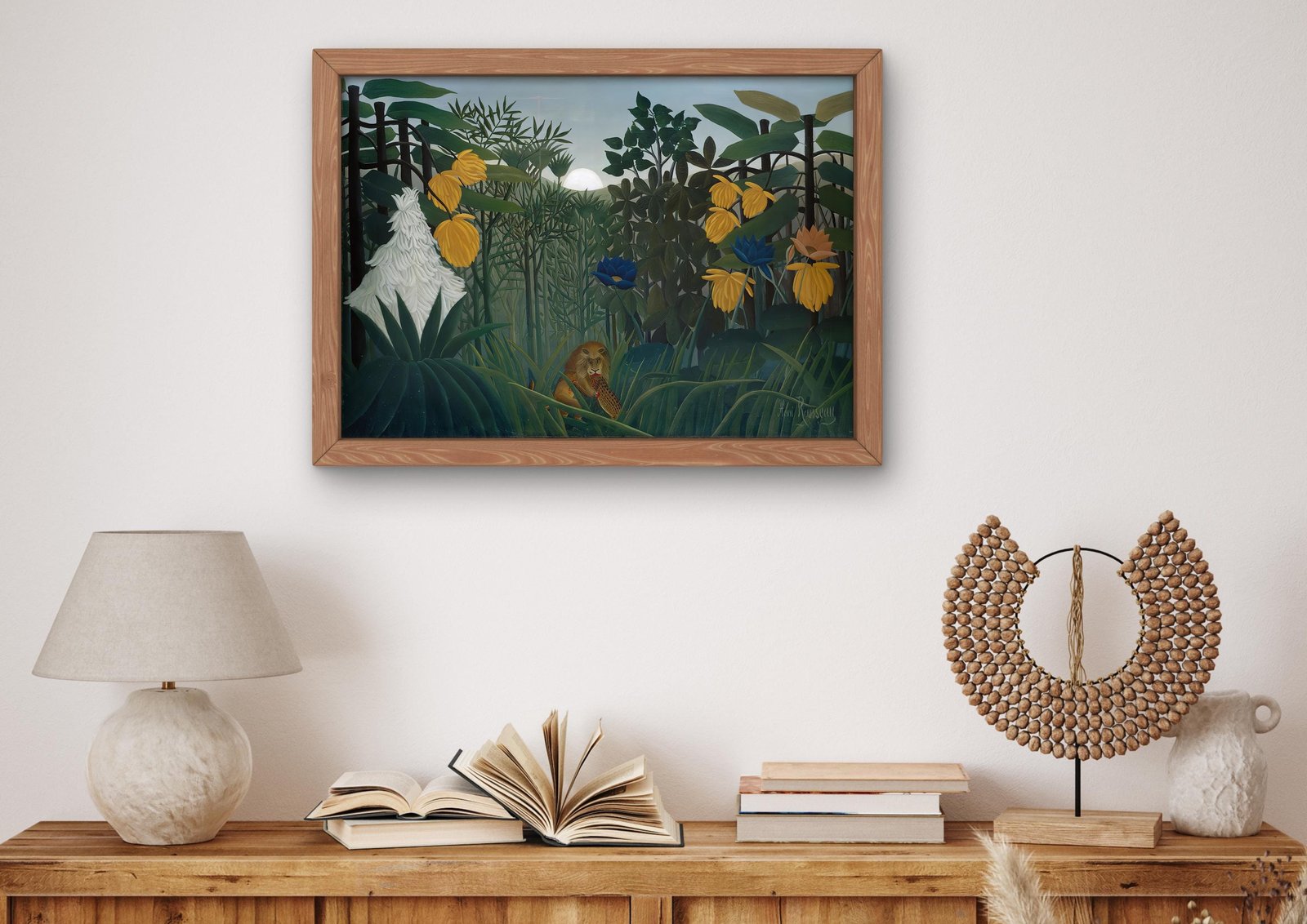 The Repast of the Lion by Henri Rousseau, 1907, Post-Impressionism, fine art print