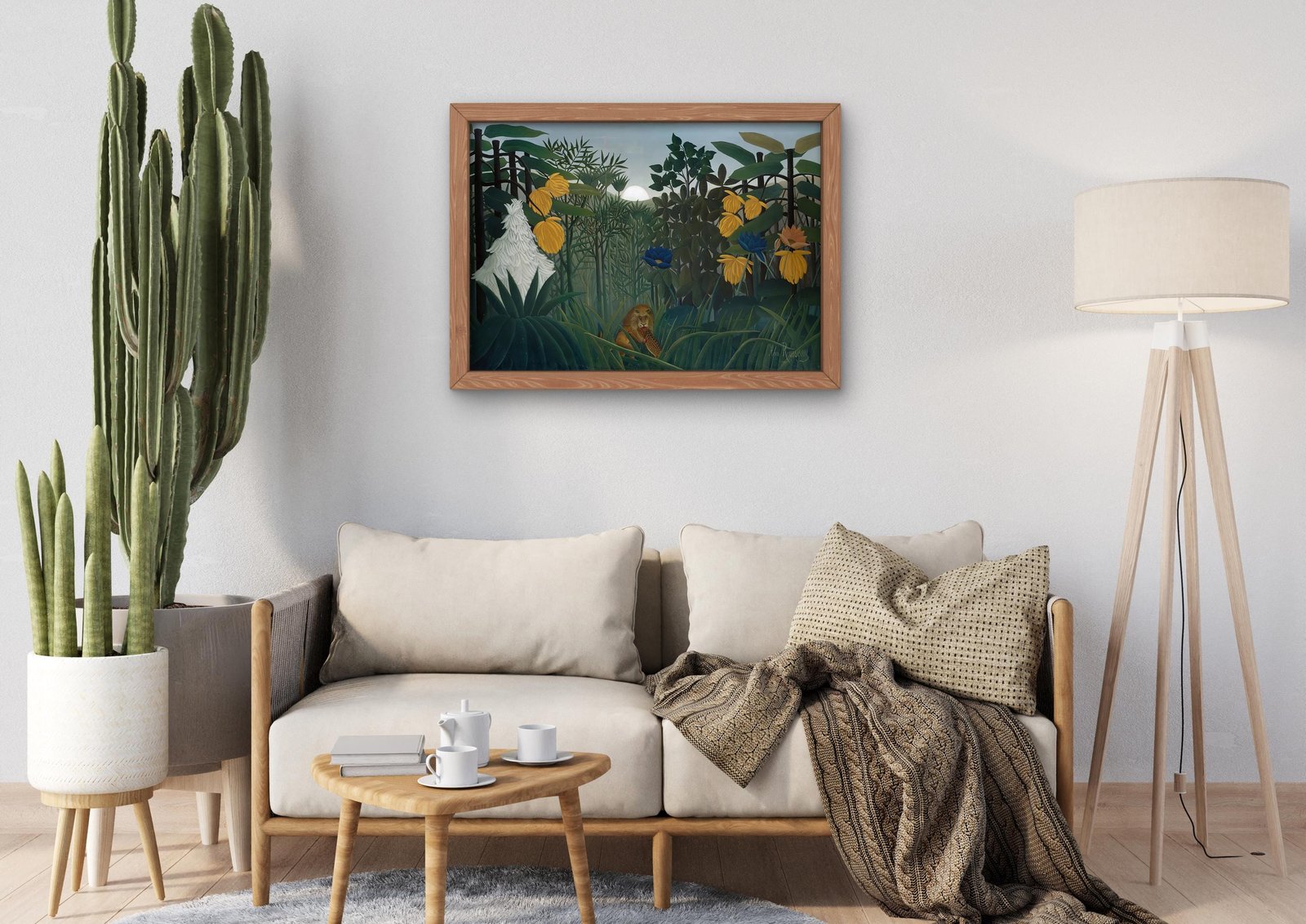 The Repast of the Lion by Henri Rousseau, 1907, Post-Impressionism, fine art print