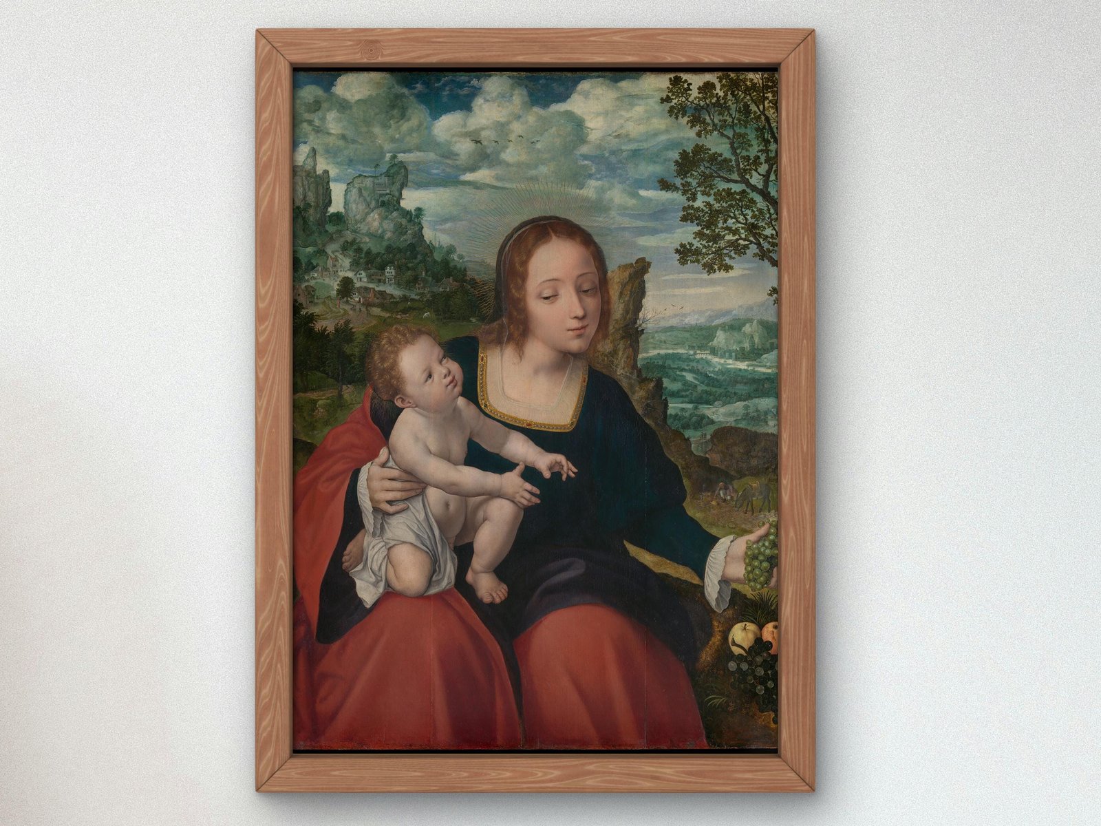 The Rest on the Flight into Egypt by Jan Massys, 1537, Renaissance, fine art print