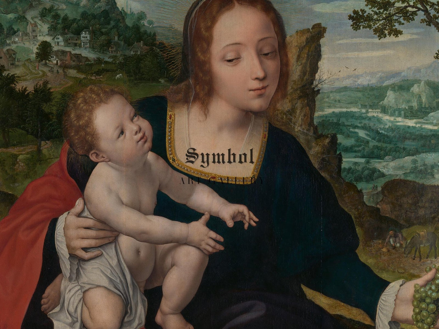 The Rest on the Flight into Egypt by Jan Massys, 1537, Renaissance, fine art print