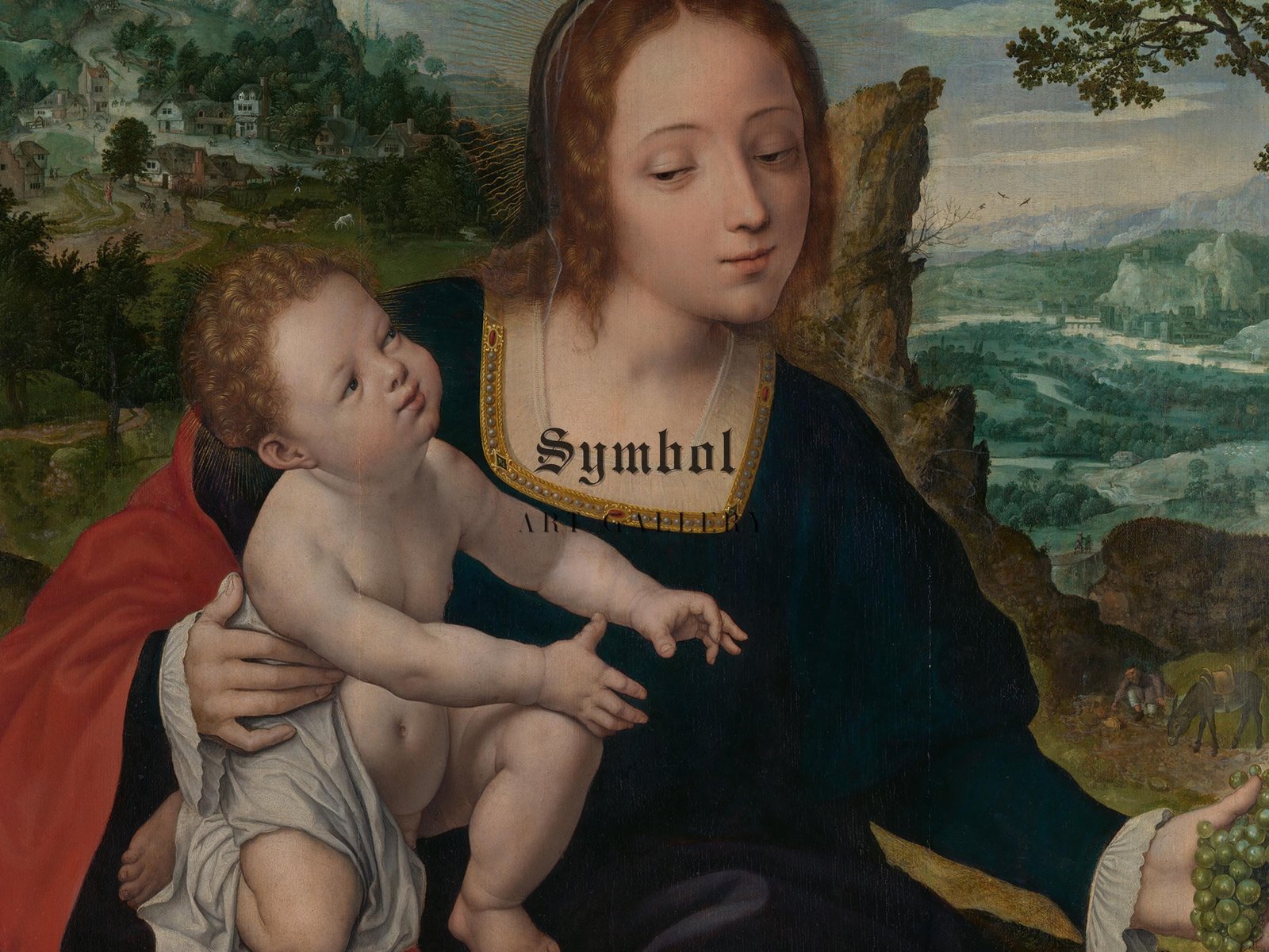 The Rest on the Flight into Egypt by Jan Massys, 1537, Renaissance, fine art print