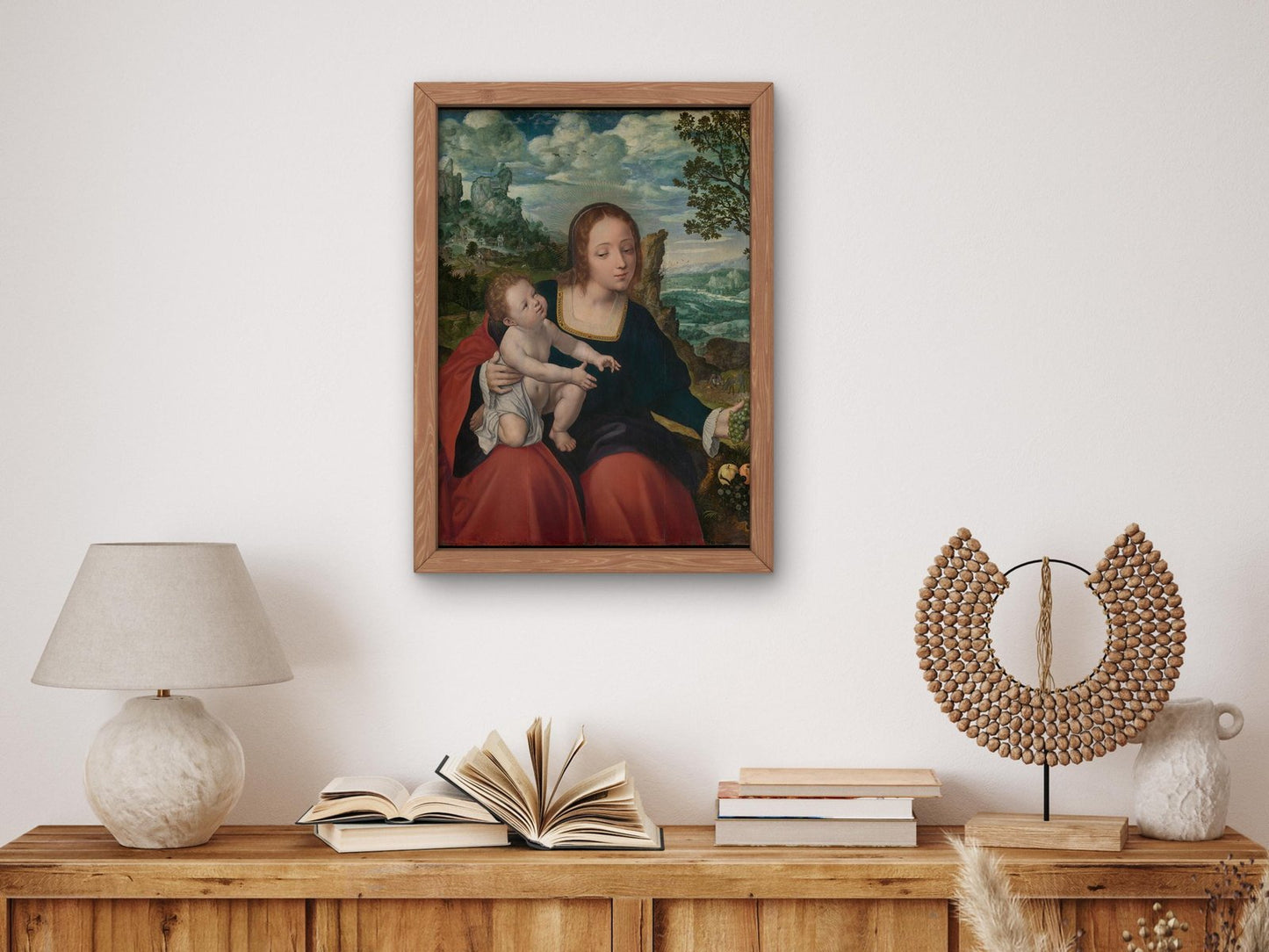 The Rest on the Flight into Egypt by Jan Massys, 1537, Renaissance, fine art print