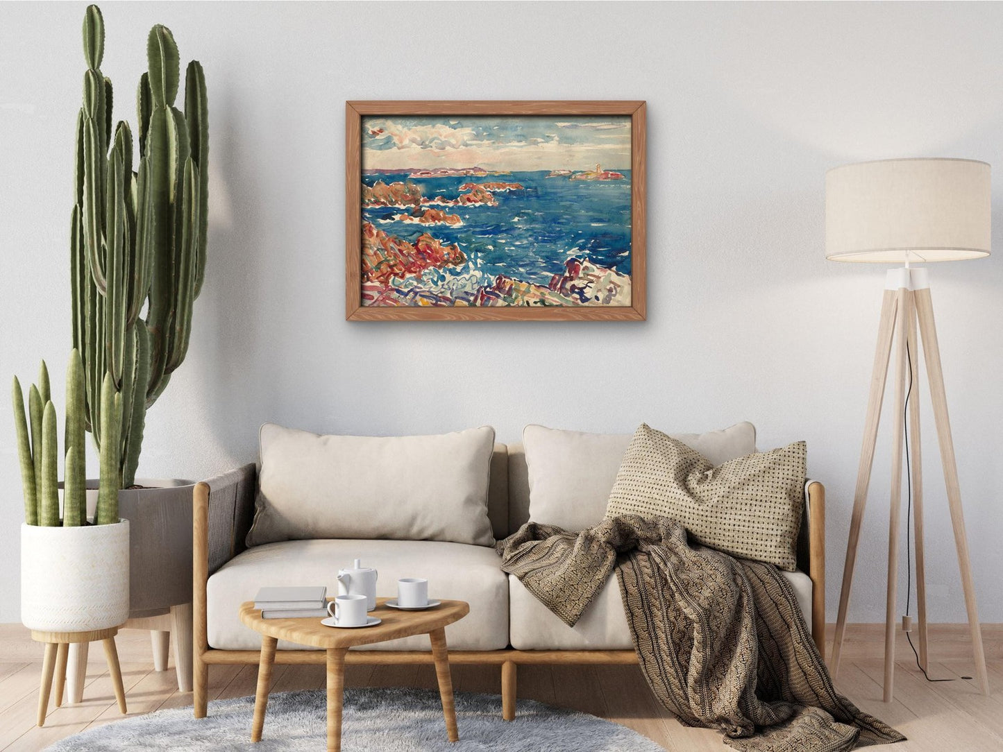 The Rocky Seashore by Maurice Prendergast, 1907, Post-Impressionism, fine art print