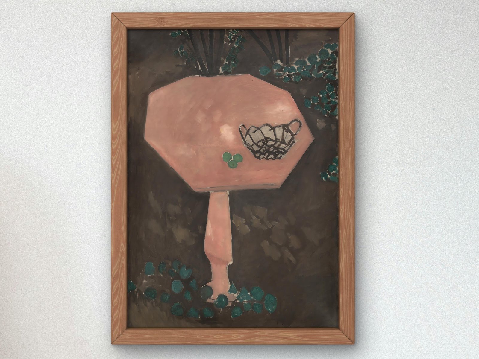 The Rose Marble Table by Henri Matisse, 1917, Expressionism and Fauvism, fine art print