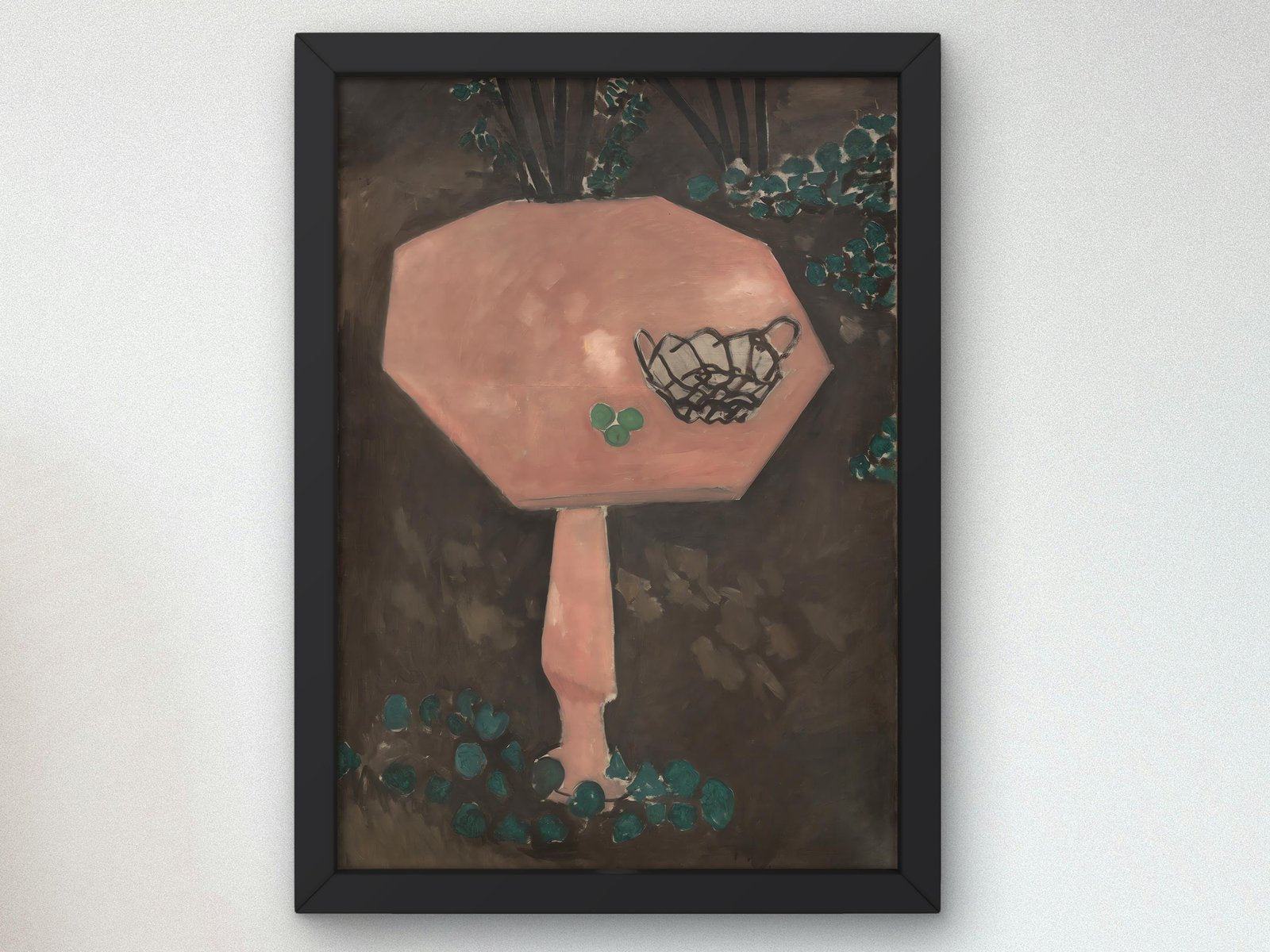 The Rose Marble Table by Henri Matisse, 1917, Expressionism and Fauvism, fine art print
